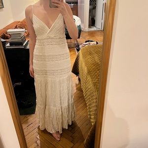 Willow and Clay white bohemian dress